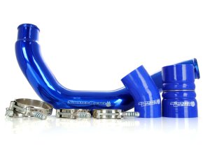 Ford F-250 Intercooler Pipe - Hot Side - Sinister Diesel - Sinister Blue - `03-`07